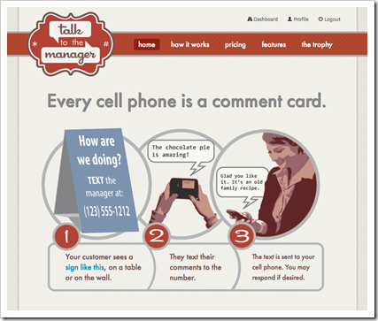 TalkToTheManager homepage